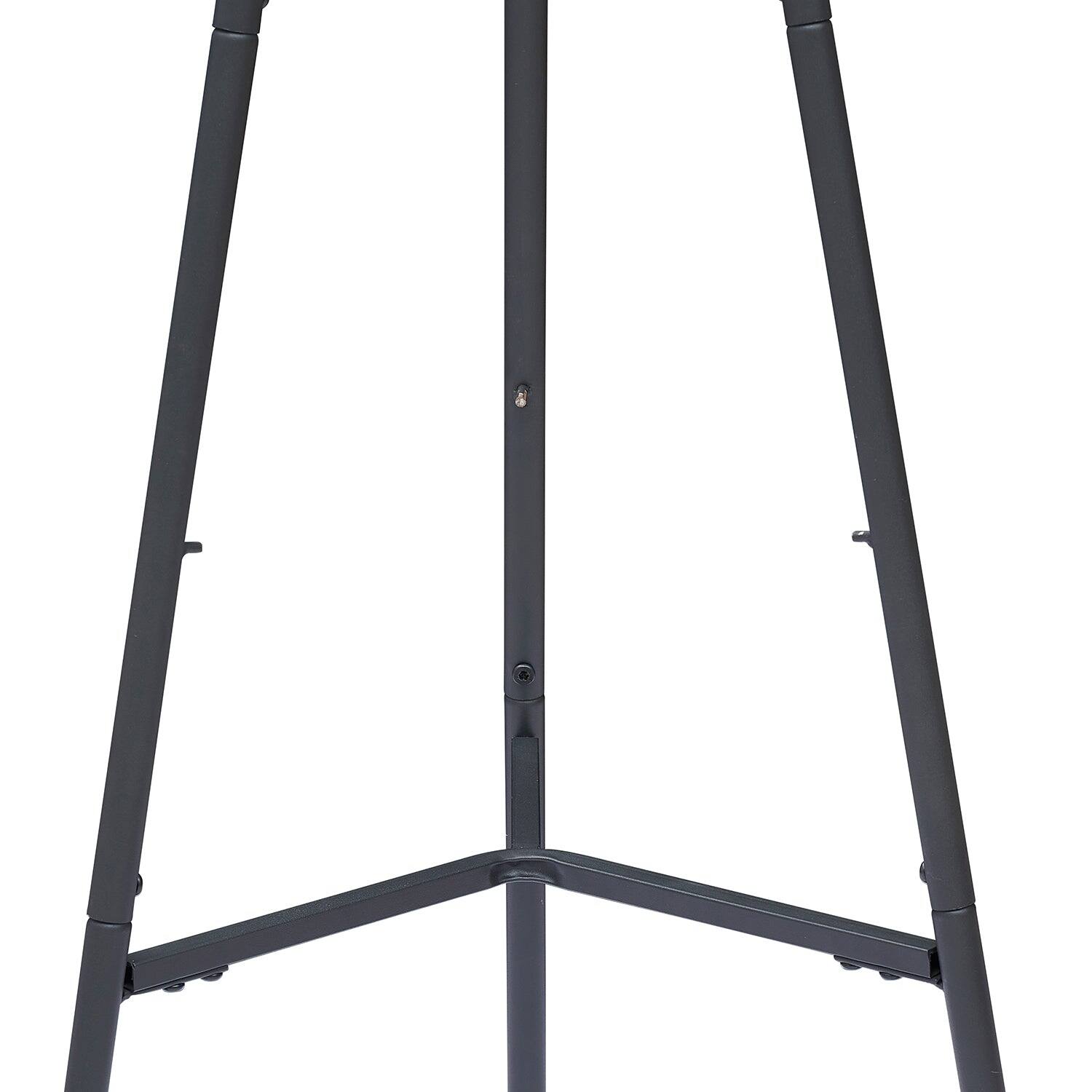 Alt View 3. Vecelo - Coat Rack with Storage Basket & Shelf - Wall Mount Key Organizer with Hooks, Space-Saving Entryway Organizer - Black.