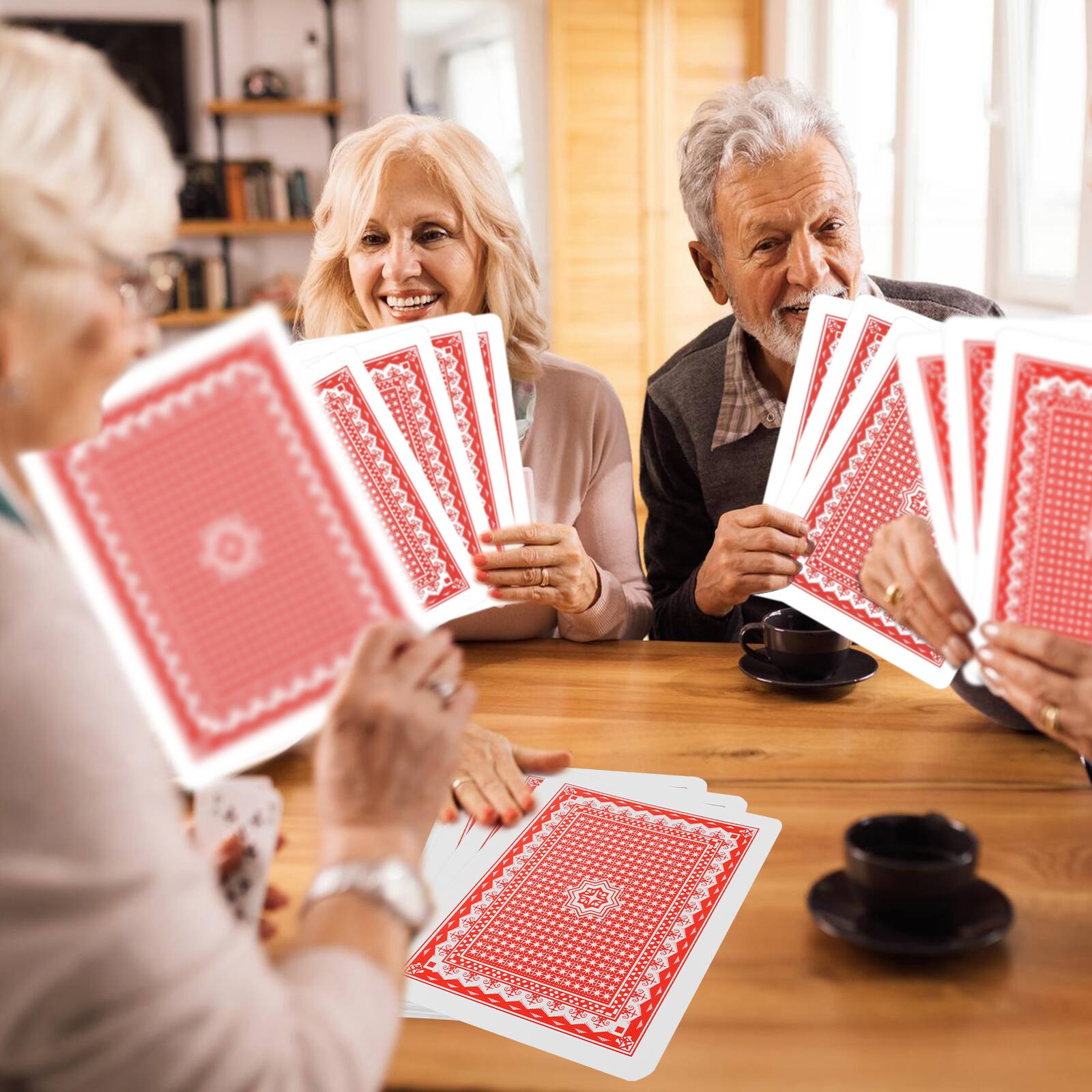 Alt View 3. GSE Games & Sports Expert - 8" x 11" Super Jumbo Playing Cards, Giant Playing Cards, Extra Large Card Game for Kids & Seniors.