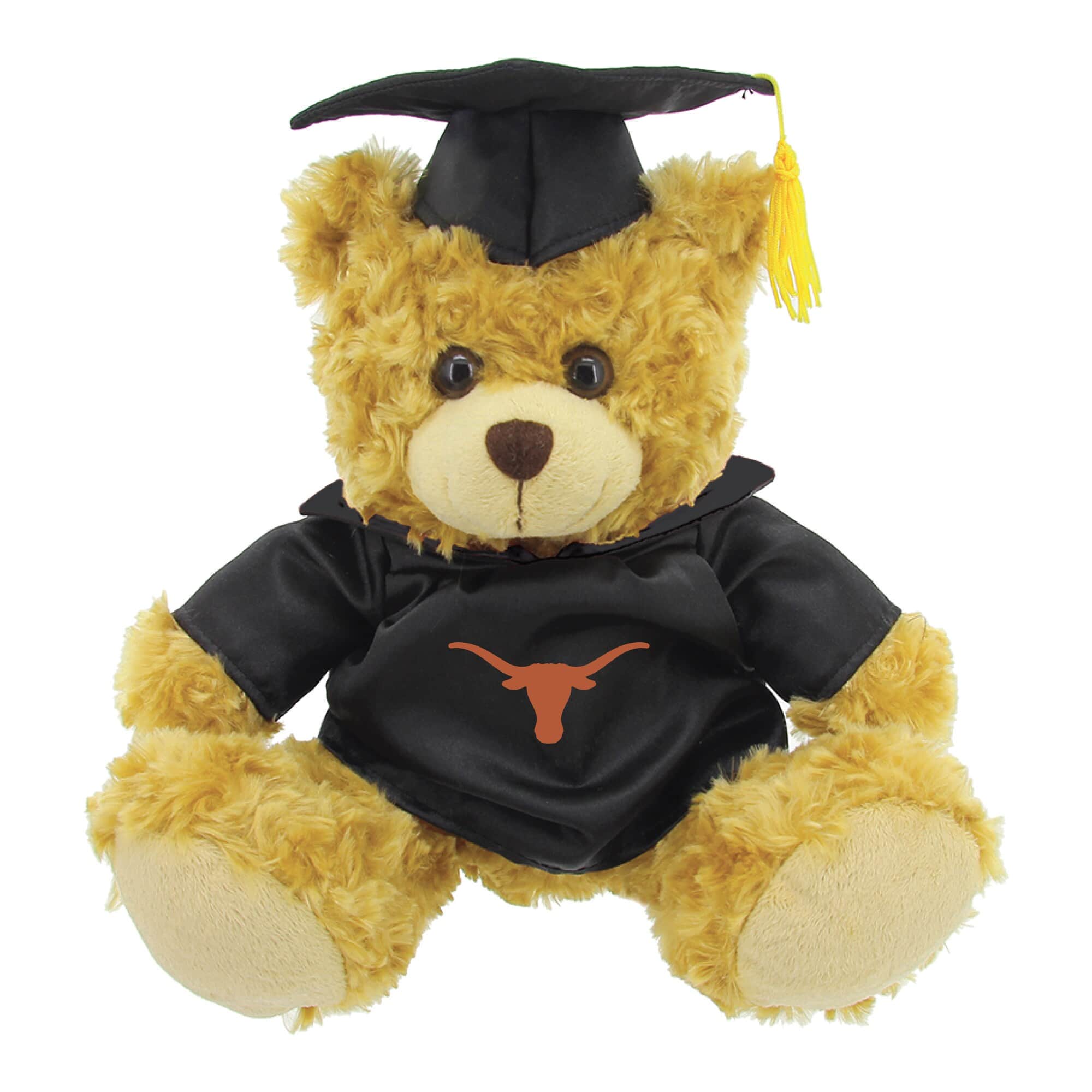 Jardine - /Brown Texas Longhorns 12'' Graduation Plush Bear - Black