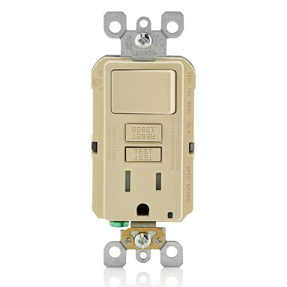 0 US SP C MONTHLY MENSUEL TEST TEST RESET RESET TEST TEST SUIVEZ FOLLOW INSTRUCTIONS INSTRUCTIONS 125V 15A 60Hz CLA A SPEC GRADE LEO