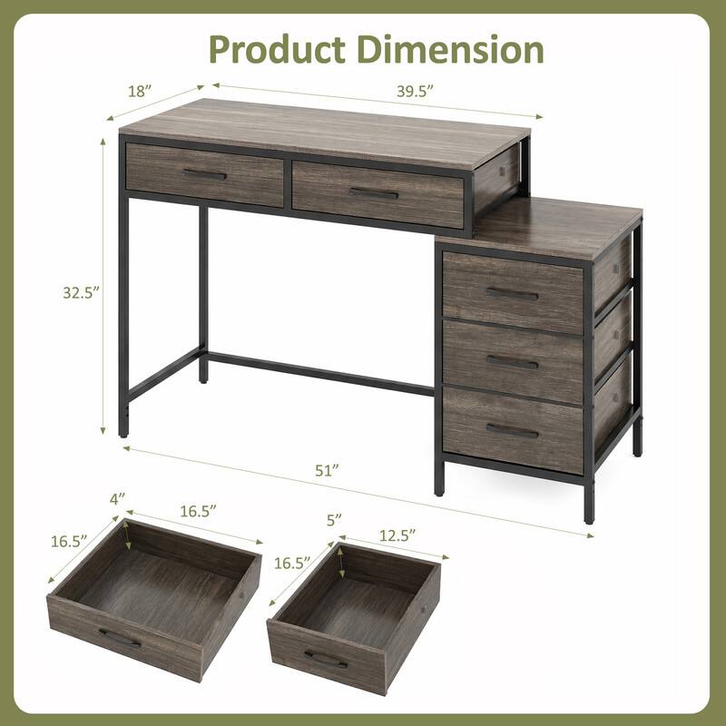 18" Product Dimension 39.5" 32.5" 51" 16.5" 4" 16.5" 16.5" 5" 12.5"