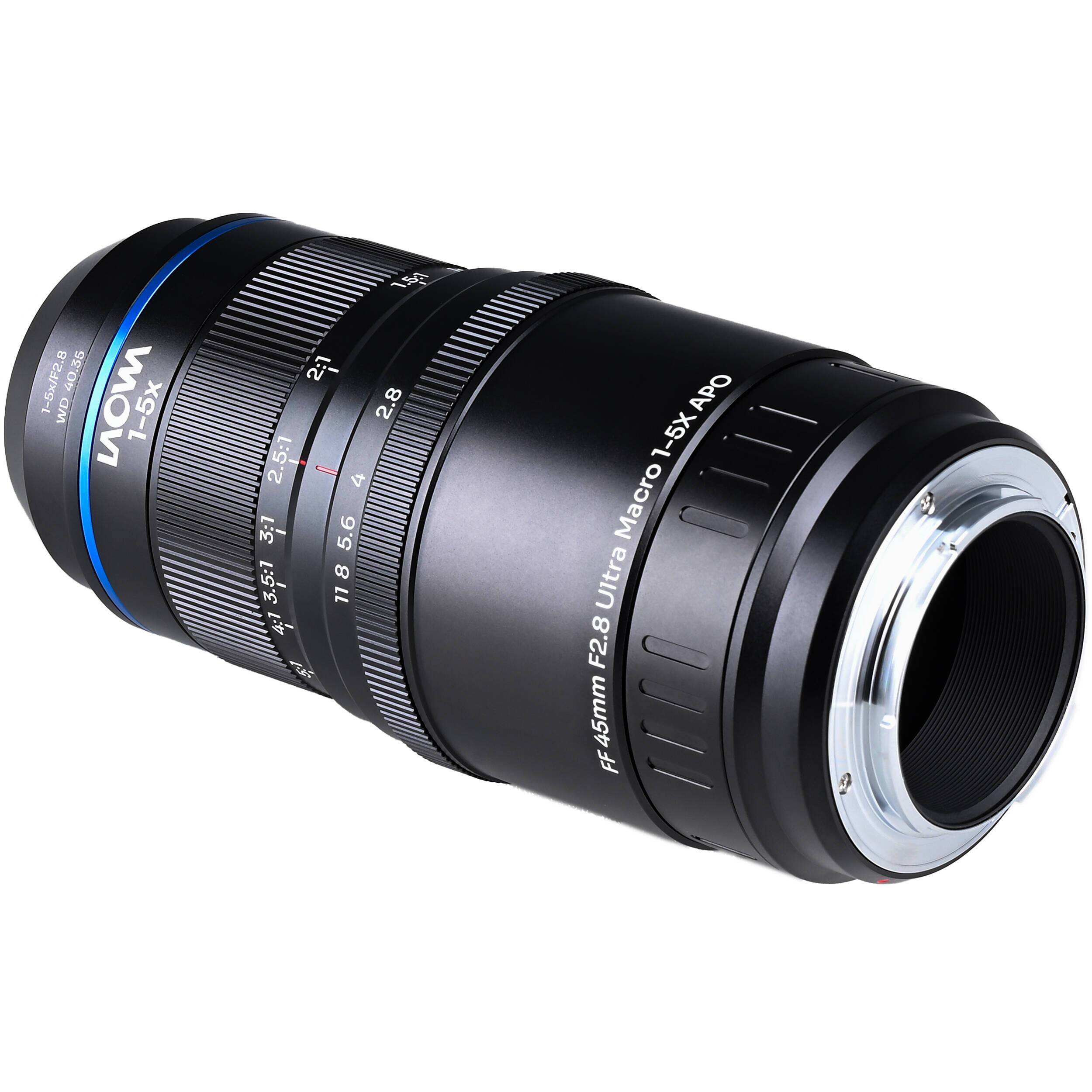 1-5x/F2.8 40.35 MOVI WD 1-5x  
1.5:1 2;1 - 2.8 2.5:1 4 3:1 5.6 3.5:1 8 77 4:1 57  
APO 1-5X Macro Ultra F2.8 45mm FF