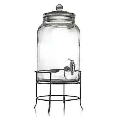 Dispenser di bevande in vetro con infusore 5L | Maisons du Monde Dispenser di bevande in vetro con infusore 5L | Maisons du Monde
