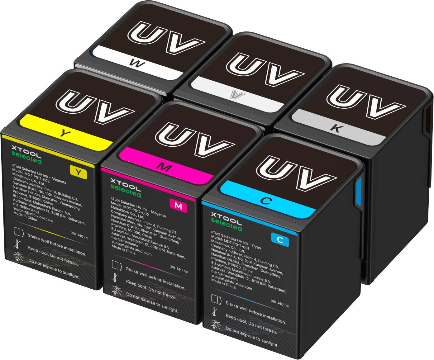 UV W UV UV UV K XTOOL UV xTool M Model: Selected UV Ink UV Makeblock MDT-PO17- Company Co., Ltd. Magenta Nanshan address: Nanshan iPark, No. Floor 4. selected Province, EU District, 1001 Building Address: contact: 518000, Shenzhen, Xueyuan ca, xTool C the Makeblock China Avenue, Model: Selected Netherlands Guangdong MDT-P017- UV Ink M Made 12. 3016 Europe B.V. in , Company Nanshan Ltd. Magenta China Rotterdam, address: Nanshan iPark, No. Floor selected Province, District, 1001 4, EU Building 140 contact: 518000, Shenzhen, Xueyuan C3. xTool Shake ml the Makeblock China Avenue, Model: Selected well Netherlands Westplein Europe Guangdong Makeblock MDT-P017 UV Ink C before Made 12, 3016 B.V. Company Cyan Keep installation. in BM, Co., Ltd. cool. China xtool.com Rotterdam, Nanshan