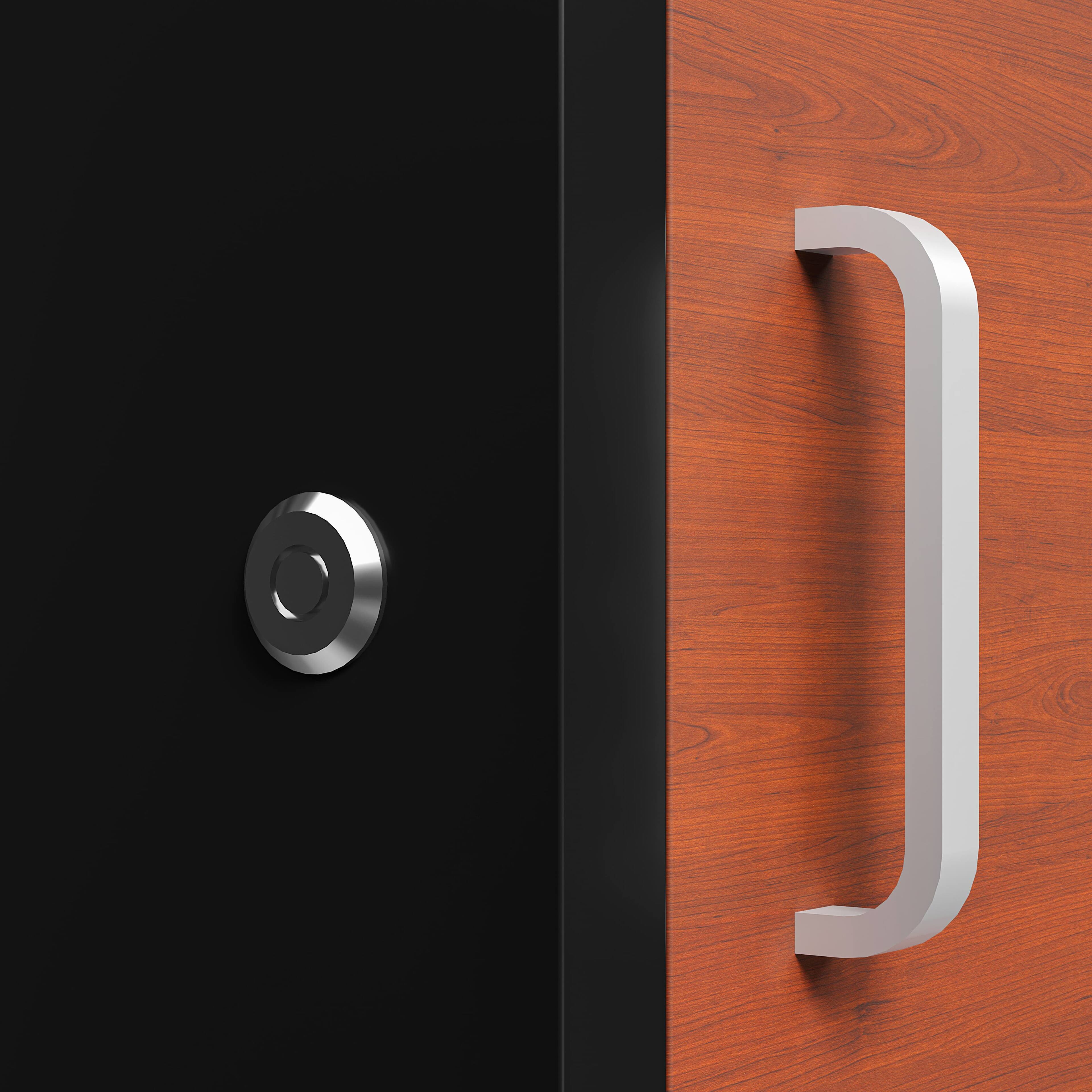 Alt View 5. Lycvki - Outdoor Parcel Drop Box with Mechanical Lock Floor Standing Courier Locker.