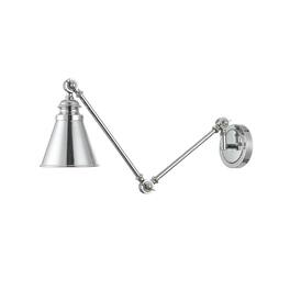 Living District - Ledger 1 light swing arm wall sconce - Chrome
