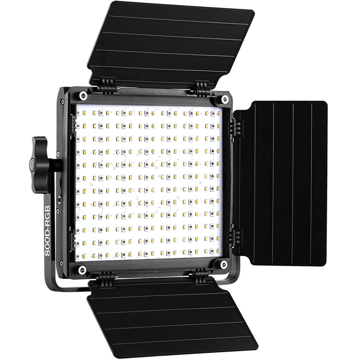 GVM 800D 40W Bi Color RGB Studio Soft LED Panel Light Kit with Battery ...