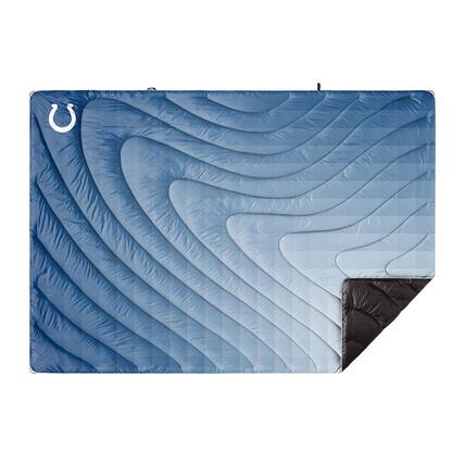 Front. Rumpl - Indianapolis Colts 75'' x 52'' Original Puffy Blanket - Multicolor.