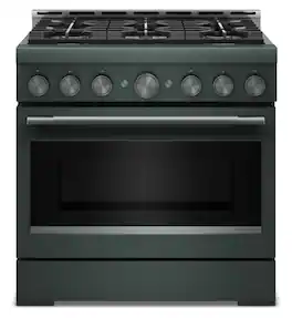 KitchenAid - 5.1 Cu. Ft Commercial Gas Range with No Preheat Air Fry Mode and 6 Burner - Juniper
