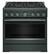 Front. KitchenAid - 5.1 Cu. Ft Commercial Gas Range with No Preheat Air Fry Mode and 6 Burner - Juniper.
