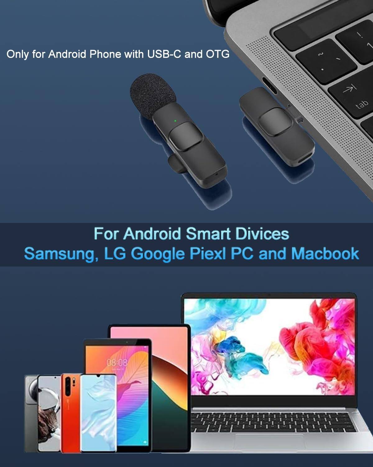 Only for Android Phone with USB-C and OTG

For Android Smart Devices Samsung, LG Google Pixel PC and Macbook