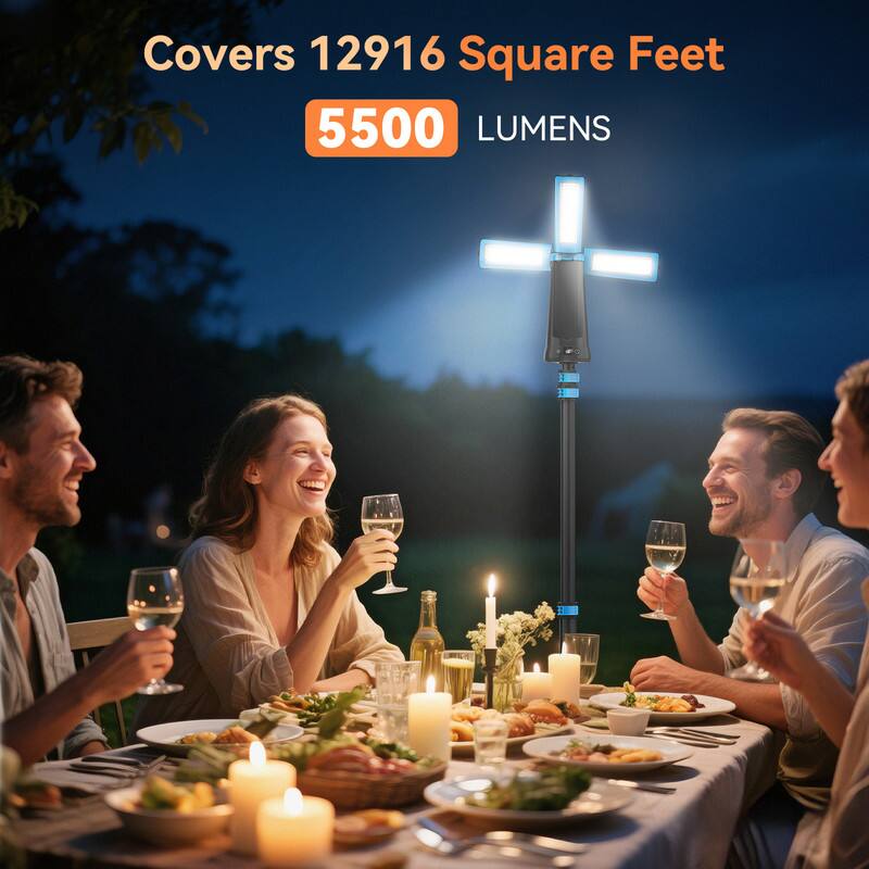 Covers 12916 Square Feet  
5500 LUMENS
