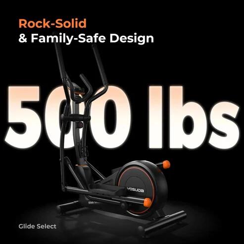 Rock-Solid & Family-Safe Design  
500 lbs  
Glide Select