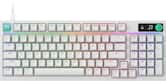 Logitech - G316 X 98 Gaming Wired RGB LIGHTSYNC Keyboard with Hot-Swappable Tactile Switches and Gasket Structure for PC - White