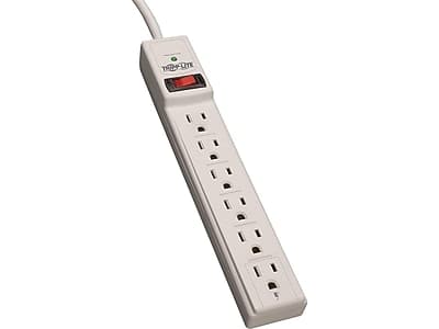 Tripp Lite - Protect It! 6-Outlet Surge Protector, 6' Cord - White