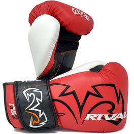 RIVAL - Boxing RB11 Evolution Hook and Loop Bag Gloves - Large - Red