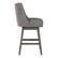 Left. OSP Home Furnishings - Granville 26" Swivel Stool - Charcoal / Grey.