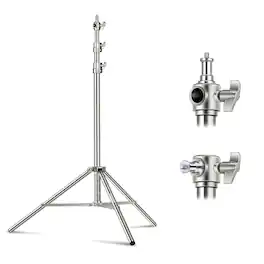 Neewer - 79" Stainless Steel Light Stand with Spring Cushion
