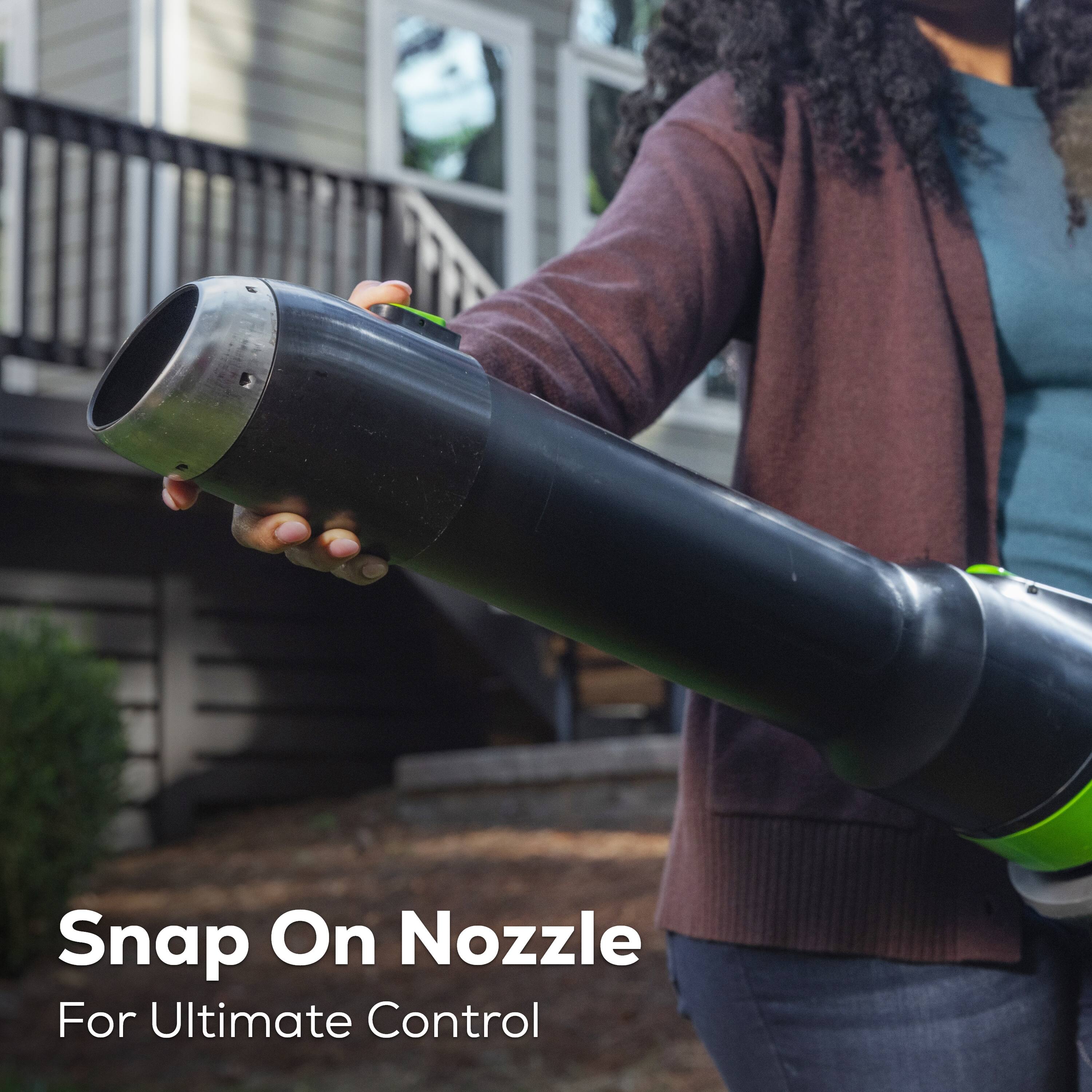Snap On Nozzle For Ultimate Control