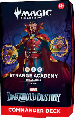 Wizards of The Coast - Magic: The Gathering Marvel: Darkhold Destiny Commander Deck - Strange Academy