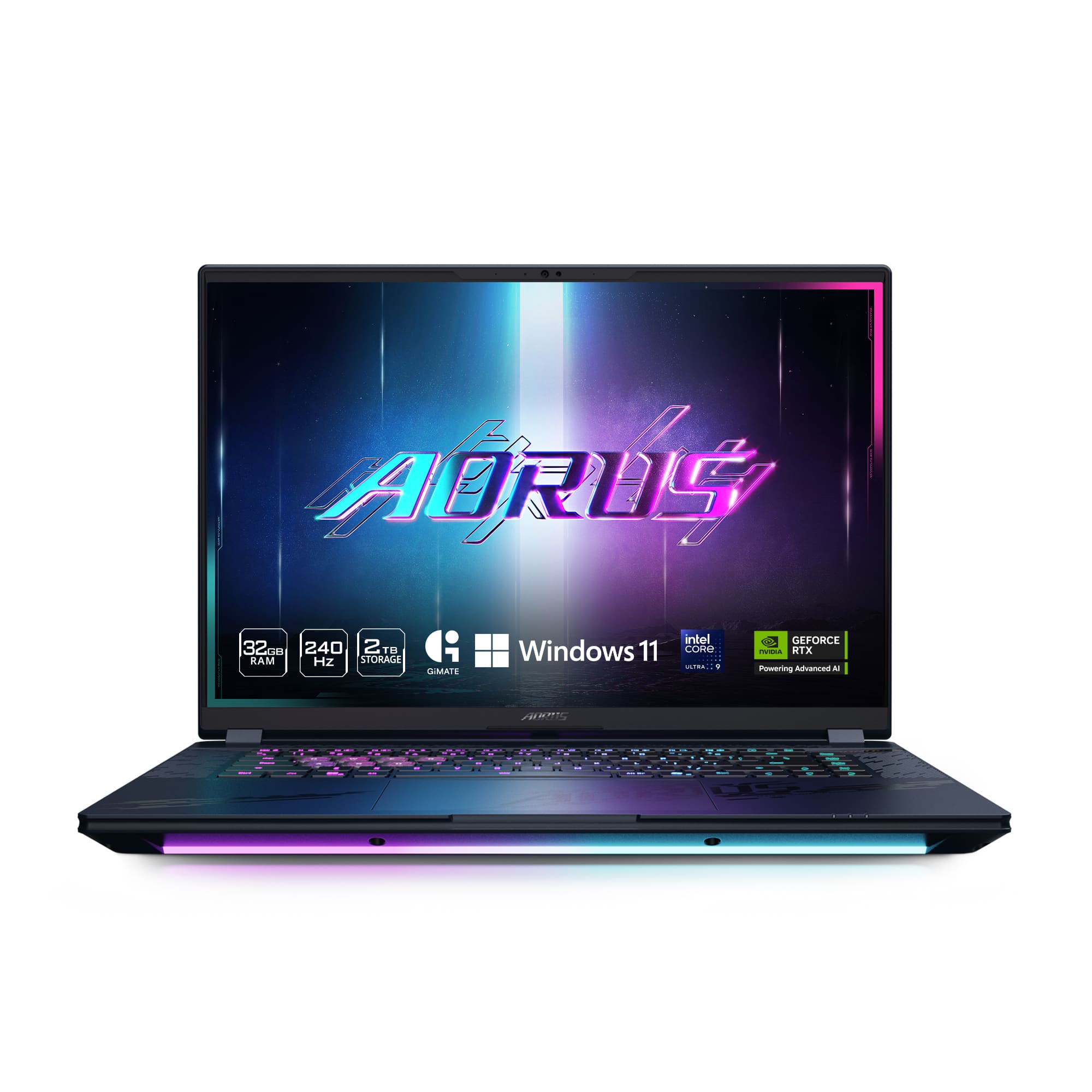 GIGABYTE - AORUS MASTER 16 - 16" 240HZ 2560x1600 WQXGA Intel Core Ultra 9 275HX - 2TB SSD - 32GB DDR5 RAM - GeForce RTX 5090 - Dark Tide