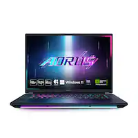 GIGABYTE - AORUS MASTER 16 - 16" 240HZ 2560x1600 WQXGA Intel Core Ultra 9 275HX - 2TB SSD - 32GB DDR5 RAM - GeForce RTX 5090 - Dark Tide - Front_Zoom
