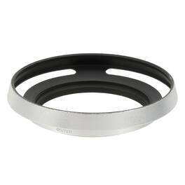 Unique Bargains - 46mm Lens Hood, Universal Metal Thin Hollow Curved Screw-in Vented Lens Hoods for Fujifilm for Pentax - Silver