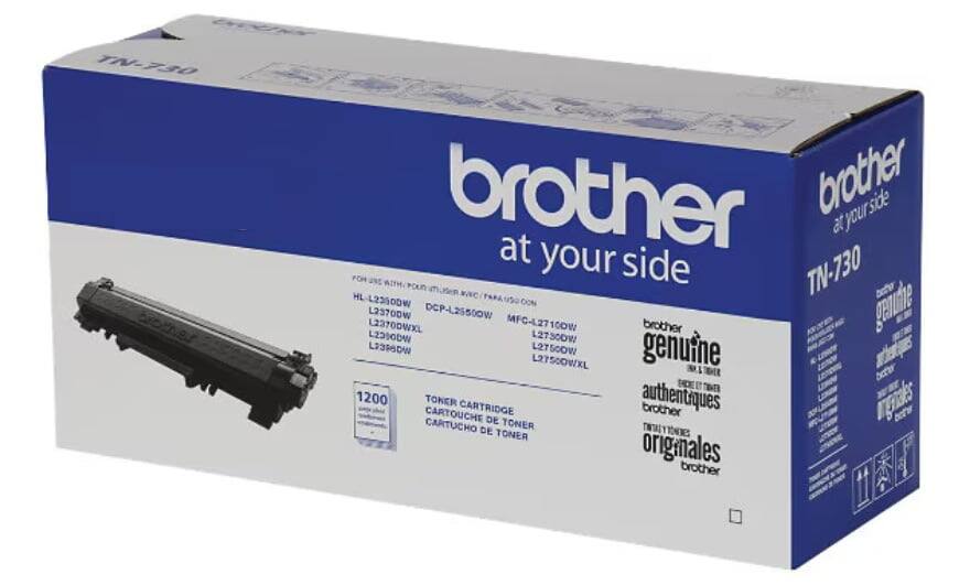 TN-730, brother, at your side, at your side, FOR USE WITH, TN-730, HL-L23500W, OON, genuine, L23700W, DCP-L25500W, L2370DWXL, MFC-L2710OW, brother, L2390DW, L27300W, L2750DW, L27500WXL, genuine, L2750DW, 1200, CARTOUCHE DE TONER, CARTRIDGE, authentiques, brother, originales, CARTUCHO DE TONER, DE TONER, INE