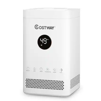 COSTWAY S 49 " ON/OFF MIST TIMER HUMIDISTAT ANION SLEEP