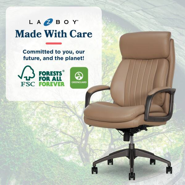 LA-Z-BOY  
Made With Care  
Committed to you, our future, and the planet!  

FORESTS FOR ALL  
FSC FOREVER  
GREENGUARD