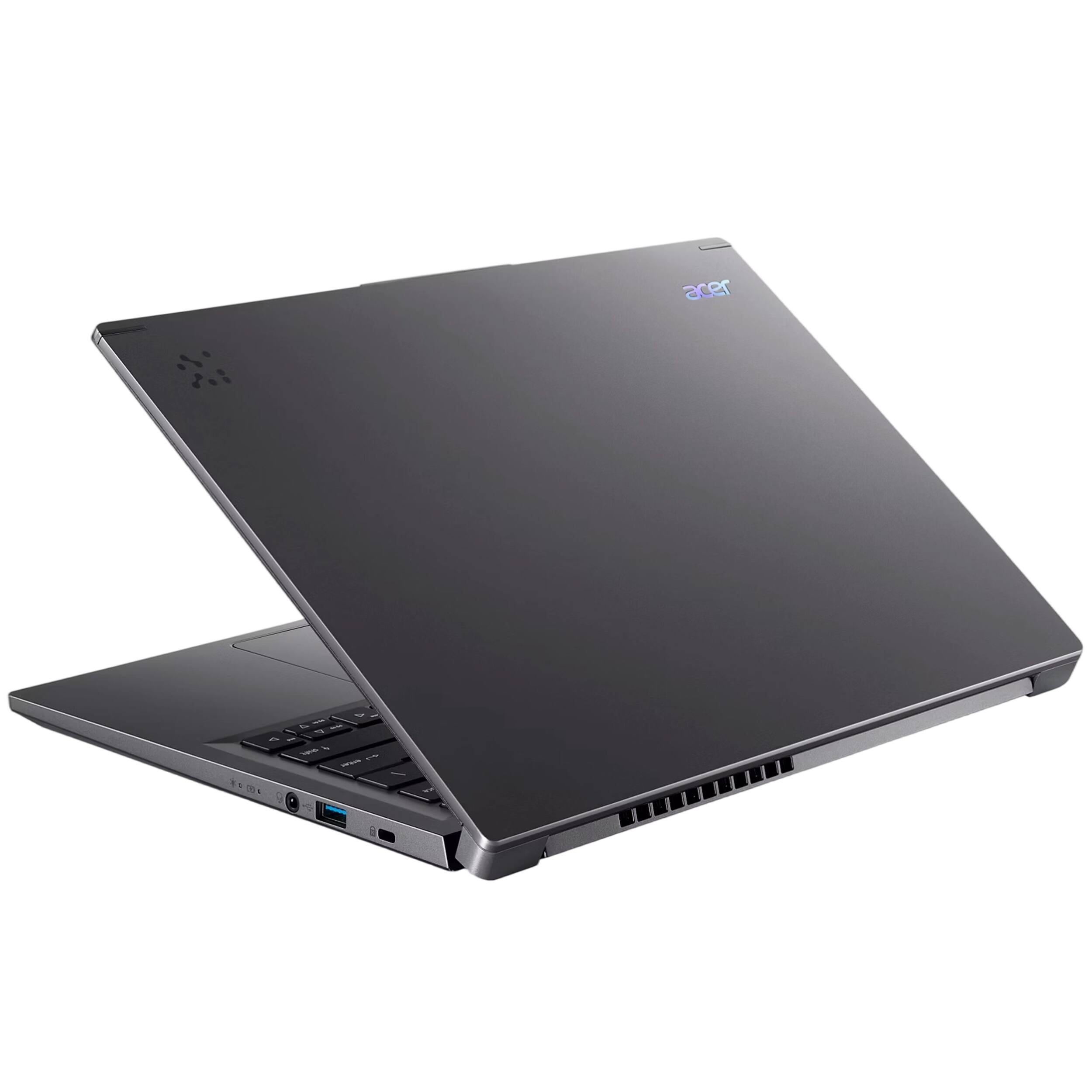 Alt View 4. Acer - Acer Aspire 14 AI 14" WUXGA Touchscreen Laptop,Intel Ultra 9 288V,32GB RAM,1TB SSD,Backlit Keyboard,Win 11,Gray - Gray.