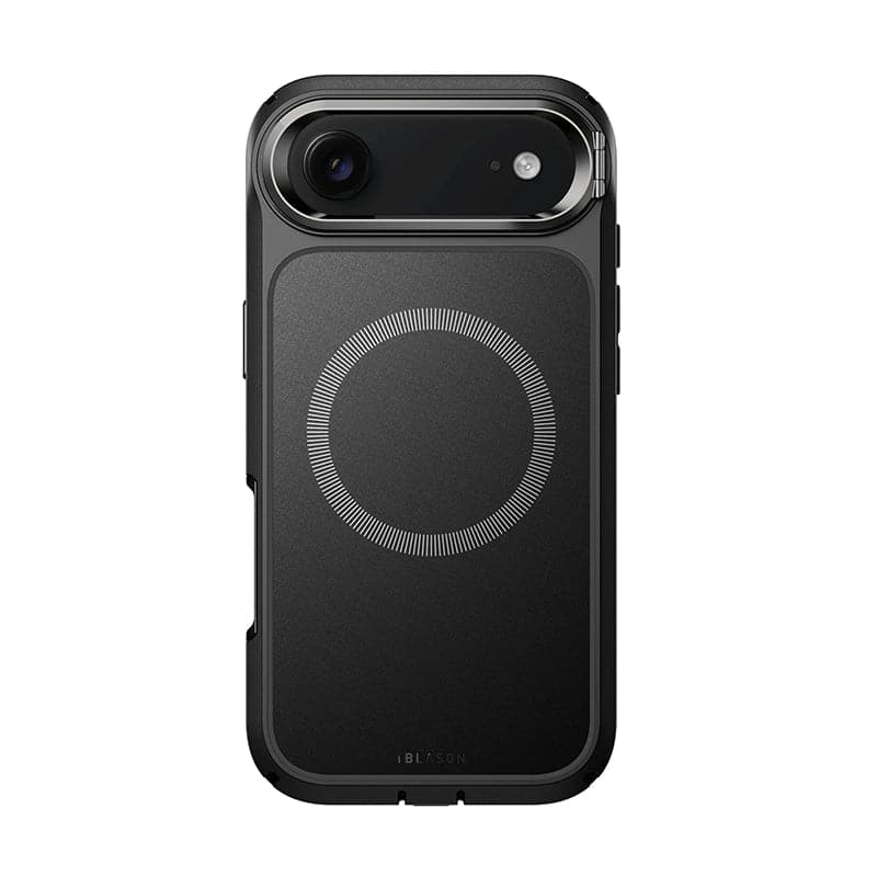 i-Blason - Ares Flip Case for iPhone Air – MagSafe, Kickstand, Screen Protector, Drop Protection - Black