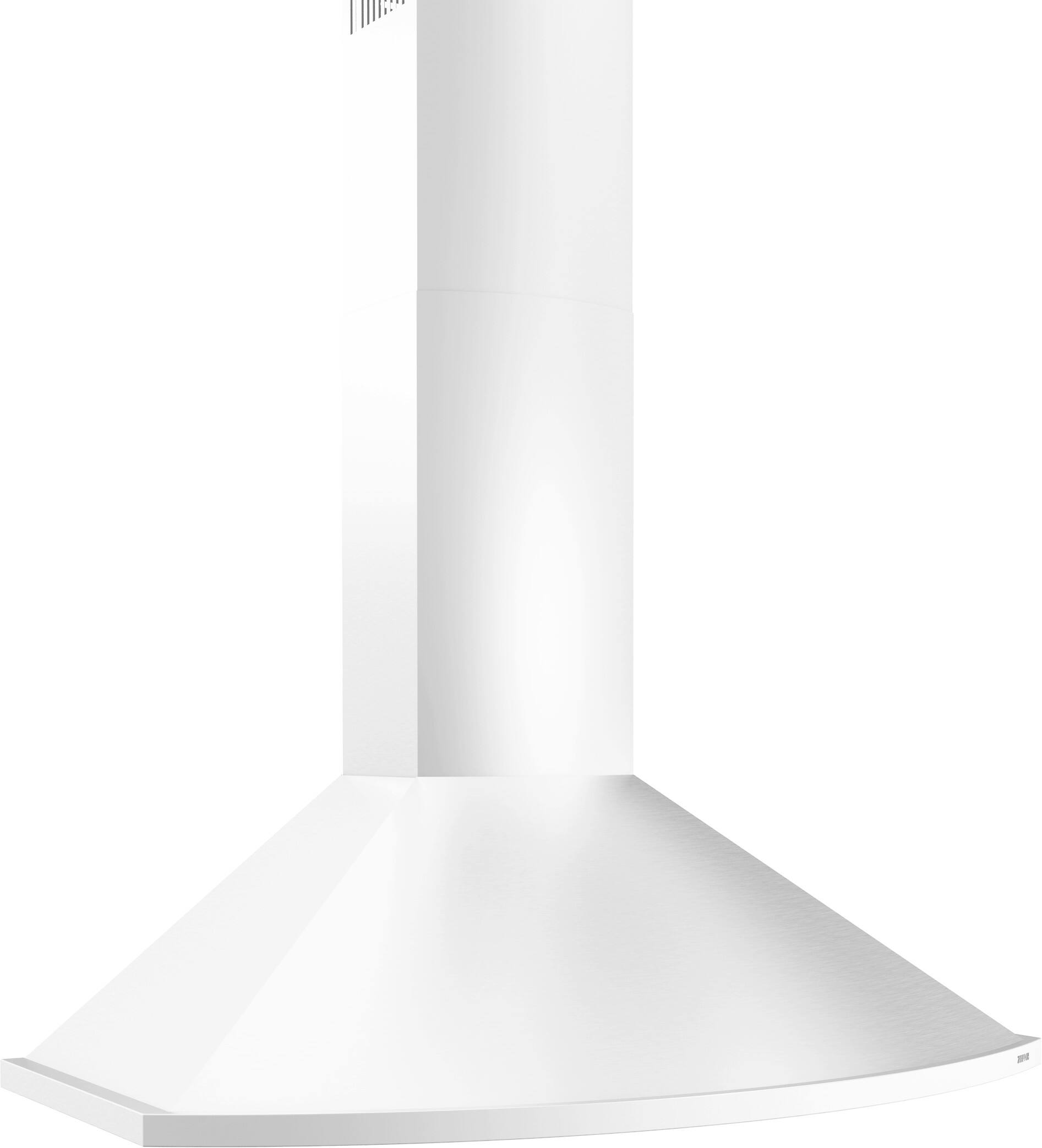 Left. Zephyr - Savona 36 in. 600 CFM Wall Mount Range Hood with LED Light - White.