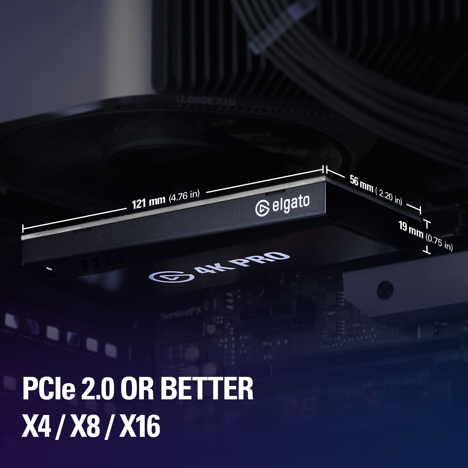 Elgato 4K Pro – 8K60 Passthrough/4K60 Capture for PC, Nintendo