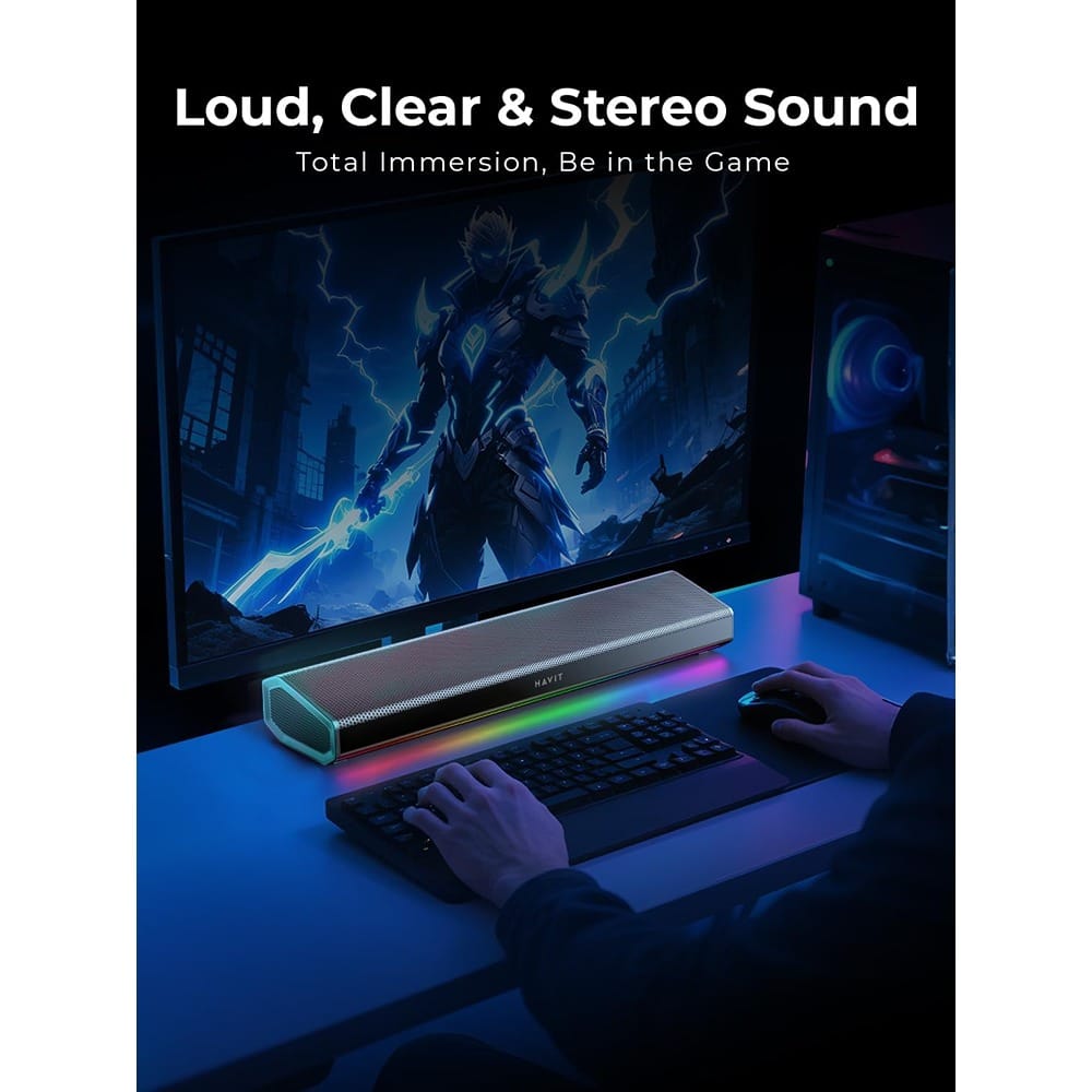 ACJPR - Havit Bluetooth 5.3 PC Soundbar