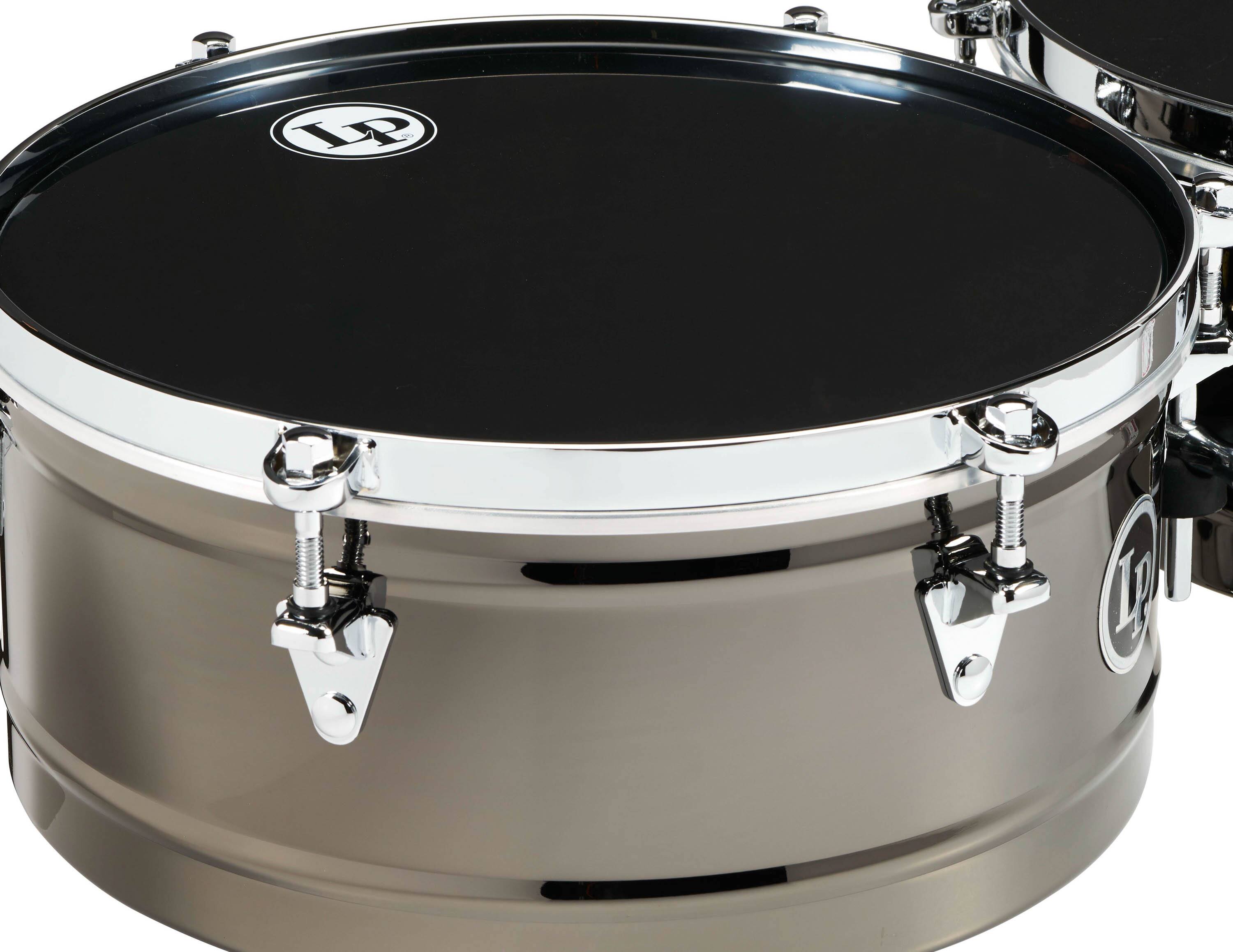 Angle. Latin Percussion - Karl Perazzo 14" & 15" Timbales.