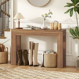 Homcom - Console Table - Walnut