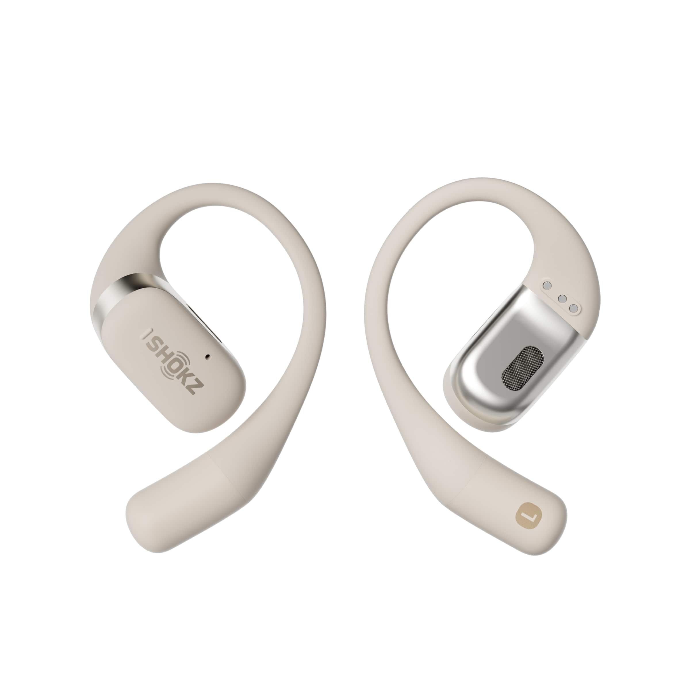 Shokz OpenFit Open-Ear True Wireless Earbuds Beige T910-ST-BG-US - Best Buy