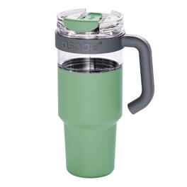 Asobu - 34-Oz Explorer See-Through Travel Mug with Detachable Insulated Tumbler - Green