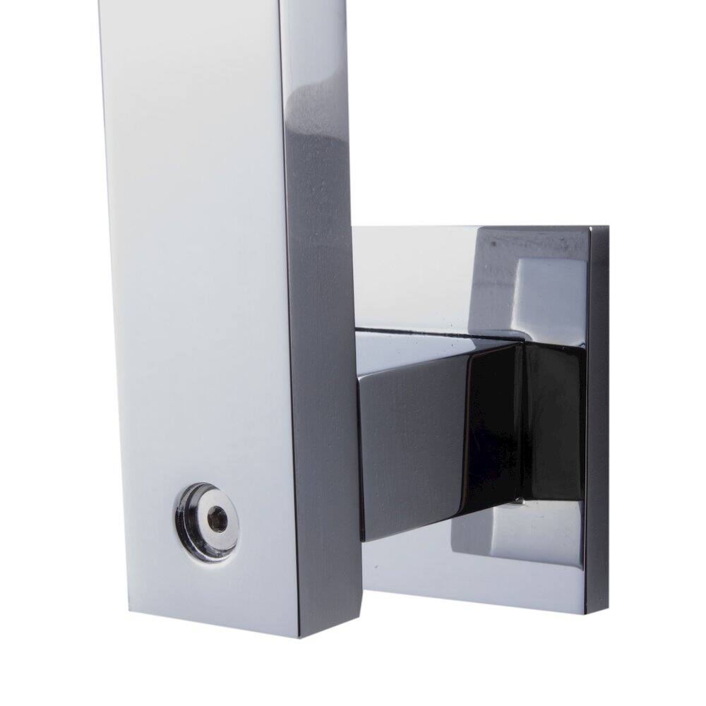 Alt View 1. Alfi - Polished Chrome 12" Square Raised Wall Mounted Shower Arm - Polished Chrome.