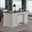 Alt View 12. Sauder - Palladia Computer Desk - White/Black.