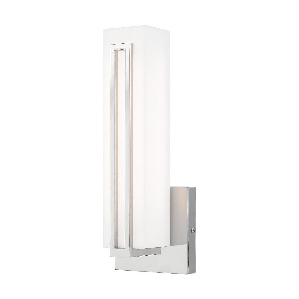 Earthley Blooms - Lighting 10w Led Polished Chrome Ada Wall Sconce - Polished Chrome Medium
