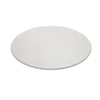 Floortex - Executive Circular Polycarbonate Floor Mat for Hard Floor 24 inches - Clear - Front_Zoom
