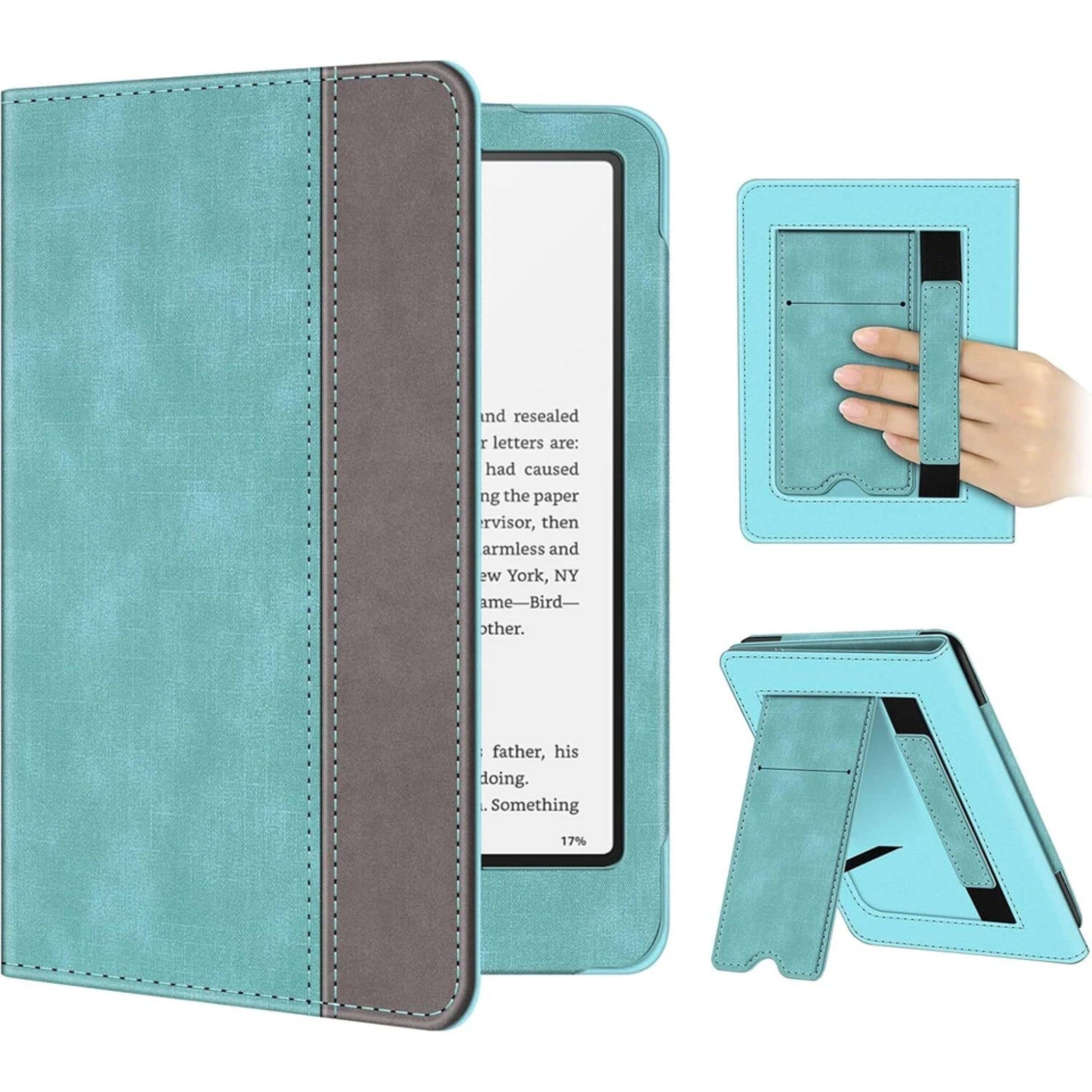 "Kitcheniva - 7"" Kindle Paperwhite Case 12th/11th Gen 2024/2021 Foldable Stand Cover - Turquoise" price history on PriceWatchPro