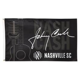 WinCraft - Nashville SC x Johnny Cash 3' x 5' One-Sided Deluxe Flag - Multicolor
