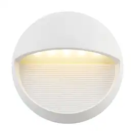 Jonathan Y - Orbe 6.25" Outdoor Metal/Glass Dimmable Integrated LED Wall Sconce - White