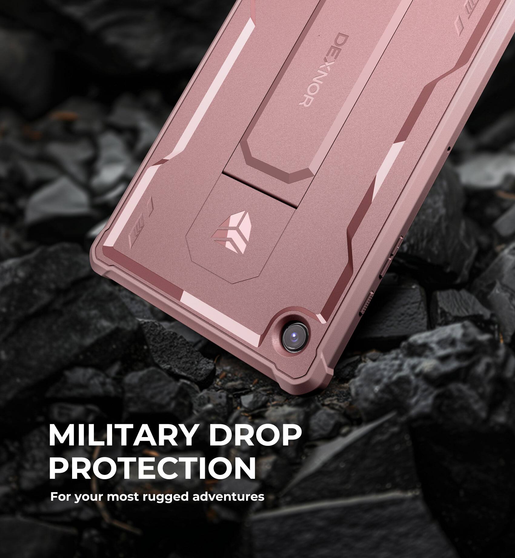 DEXNOR  
MILITARY DROP PROTECTION  
For your most rugged adventures
