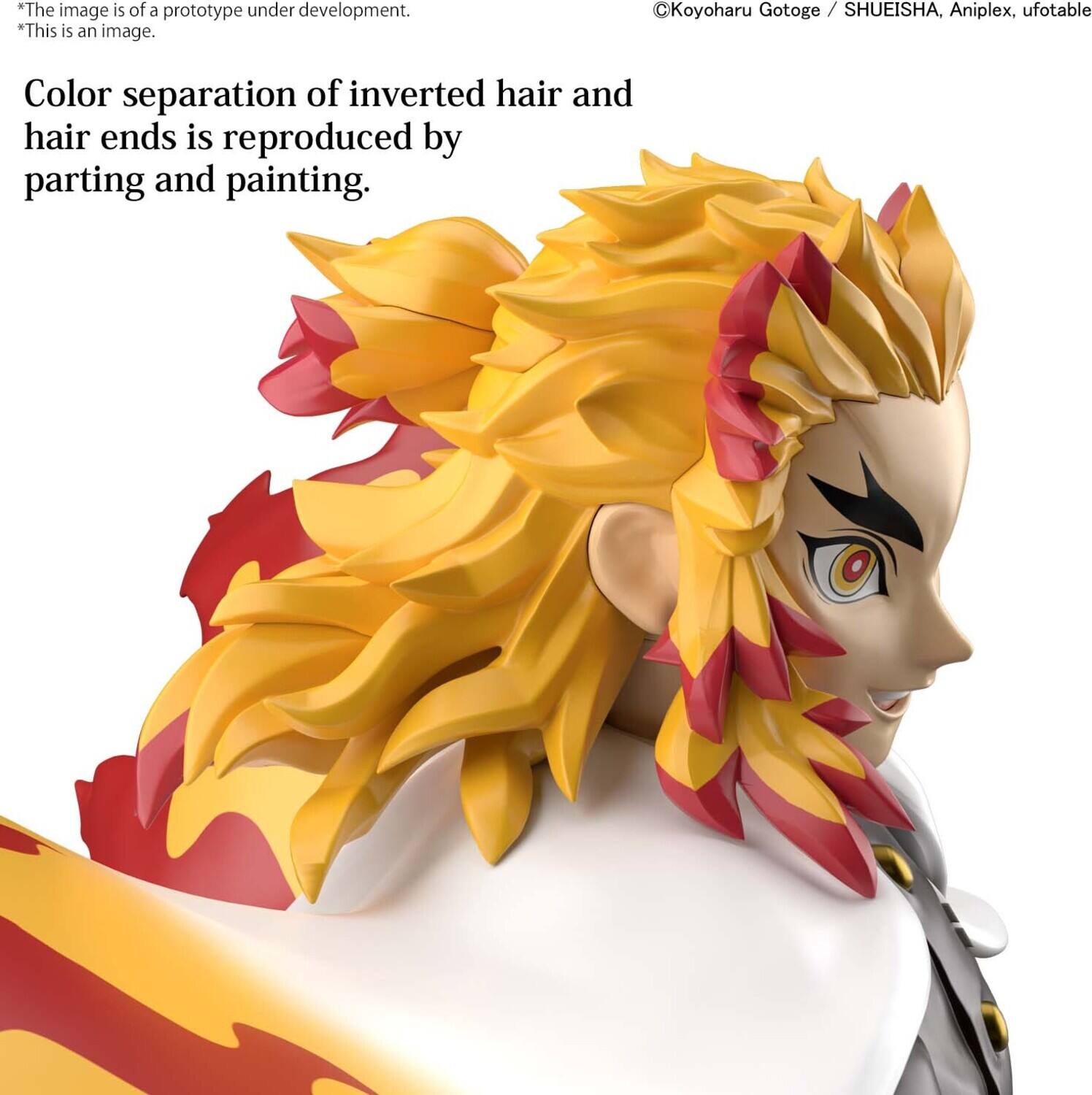 *The image is a prototype under development.
*This is an image.

Color separation of inverted hair and hair ends is reproduced by parting and painting.

©Koyoharu Gotoge / SHUEISHA, Aniplex, ufotable