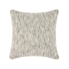 Manhattan Lane - Sam Square Accent Throw Pillow, 22 Inch, Cotton Blend Textu - Beige