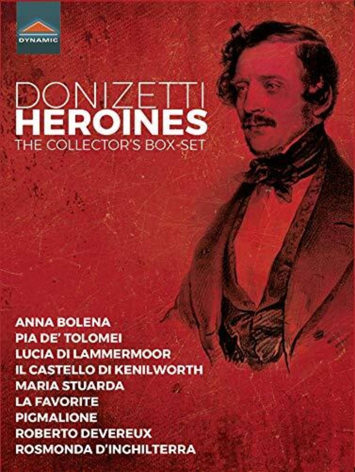 Front. Donizetti Heroines: The Collector’s Box Set   - DVD.